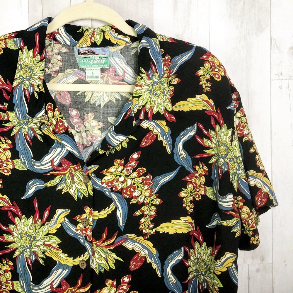 [Reyn Spooner] Hawaiian Floral Button Down Shirt